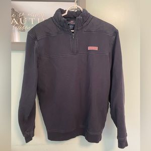 Vineyard Vines 1/4 zip navy sweatshirt size S